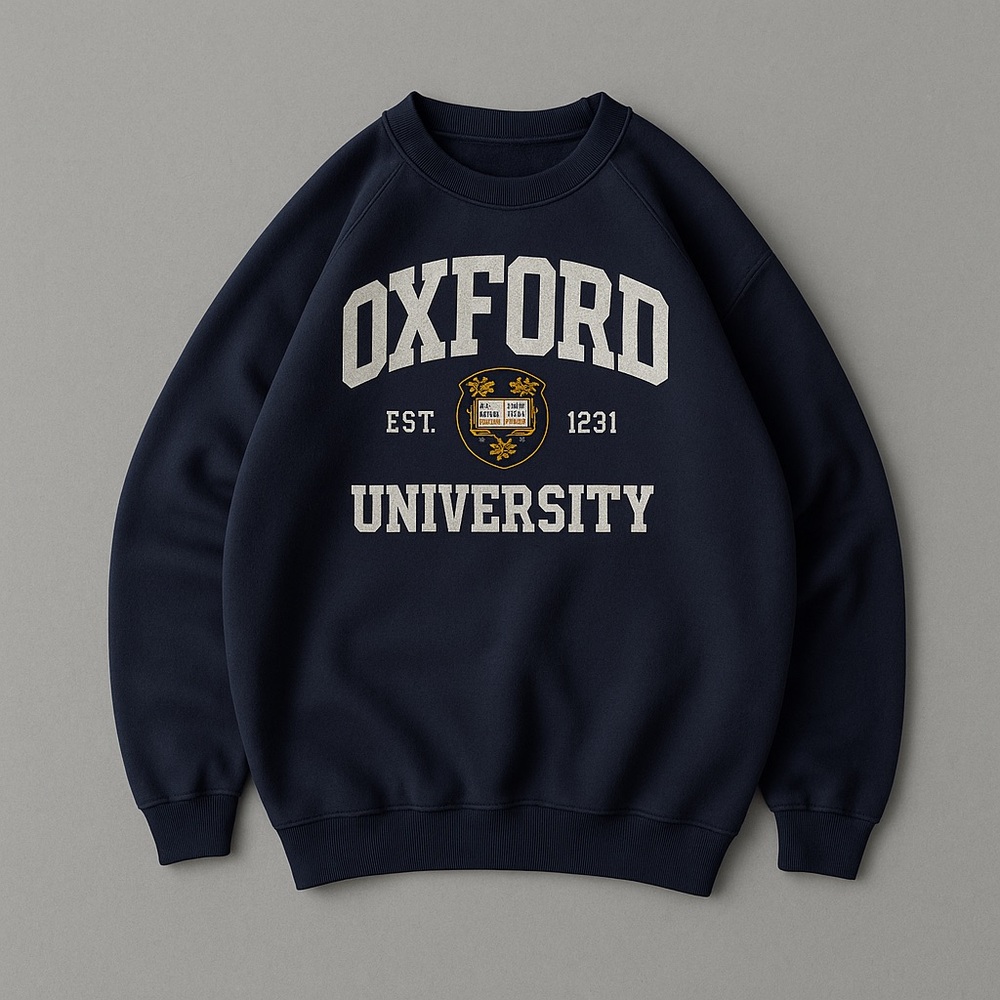 Oxford University Navy Sweater